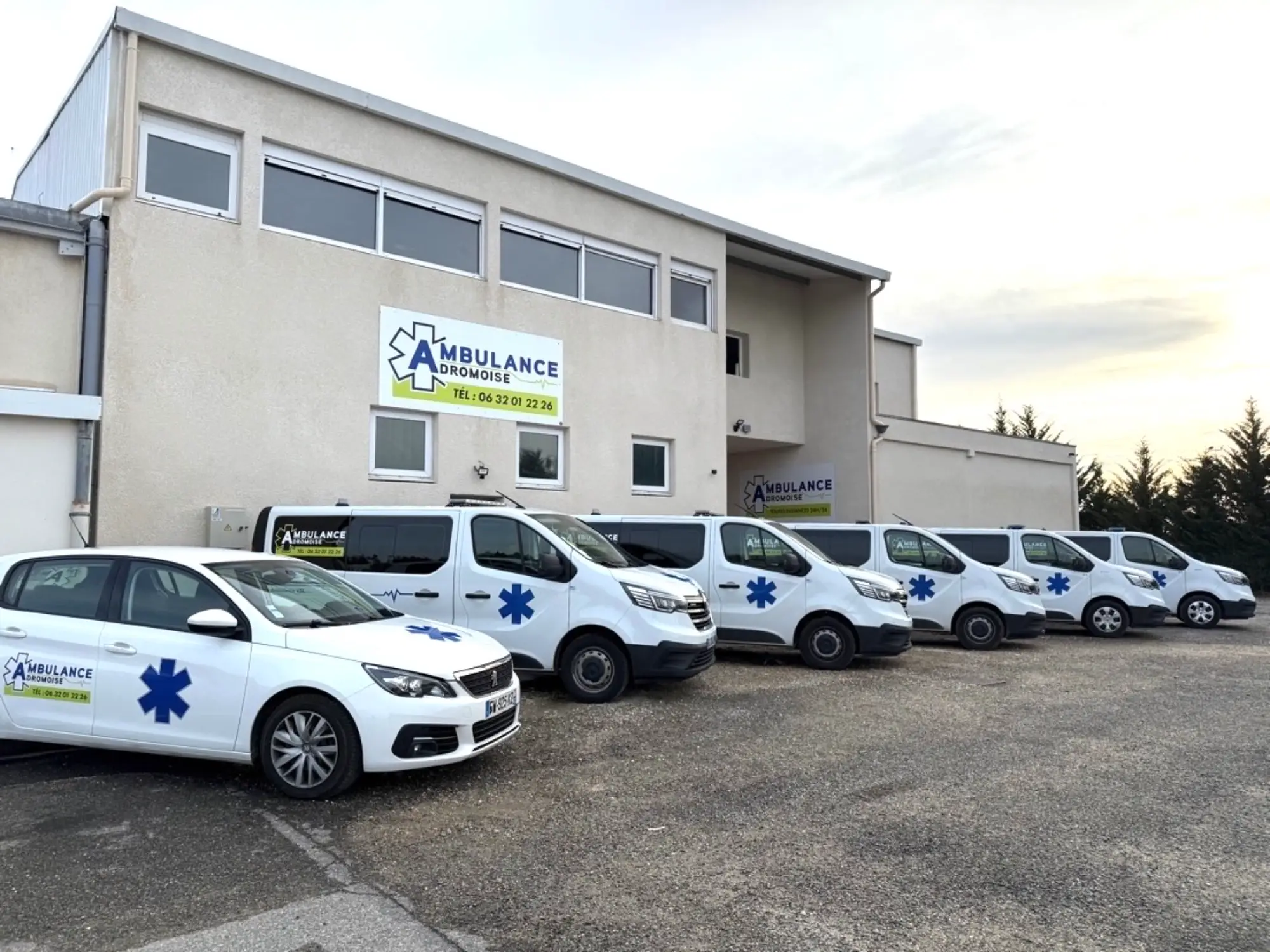 Ambulance Dromoise à Romans-sur-Isère : VSL, transport allongé, dialyse et urgences non vitales.
